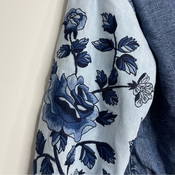 NWT We The Free Floral Varsity Jacket XS Free People - Picture 9 of 12